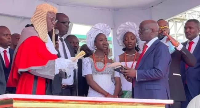 Okpebholo sworn-in as Edo governor, lists security, infrastructure, healthcare, food sufficiency, education as priorities