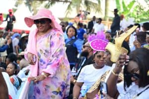 Aisha Buhari graces 2024 Calabar Carnival in style