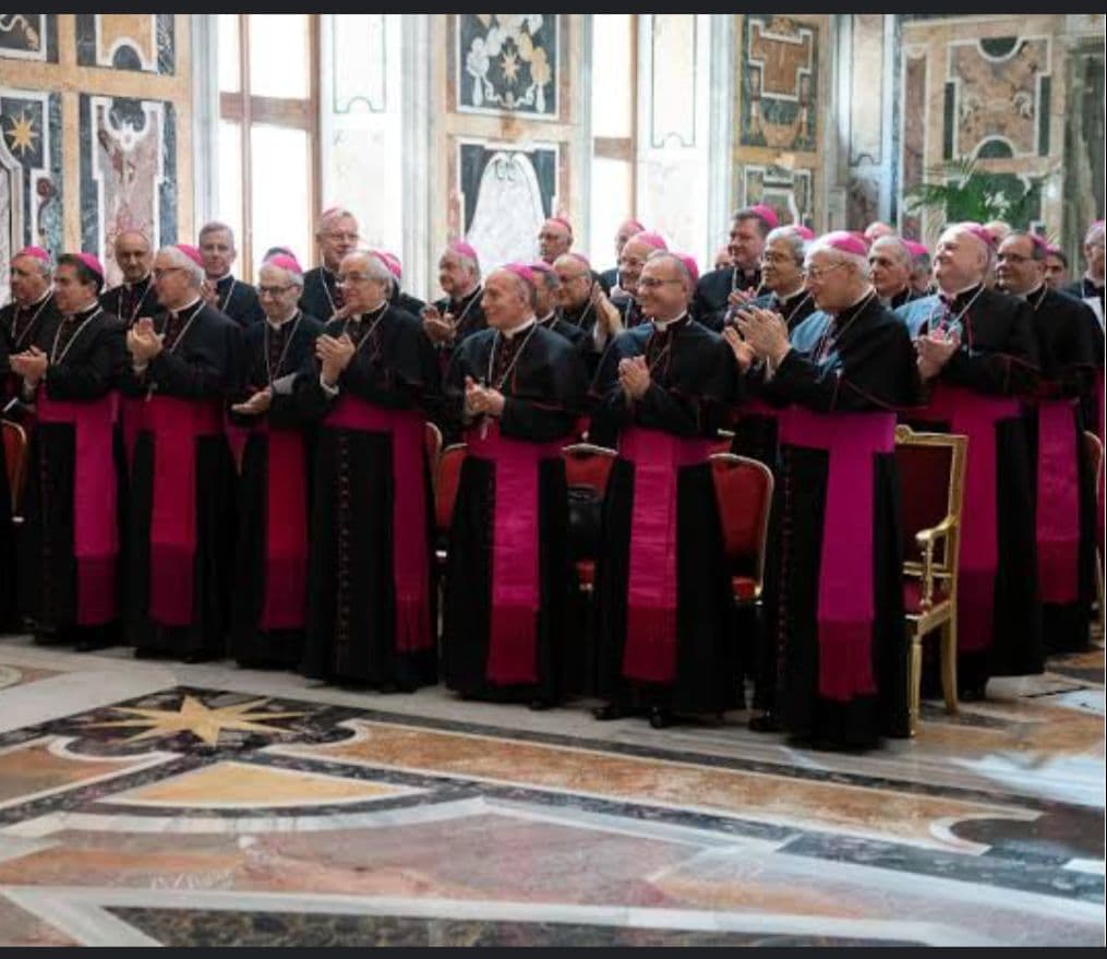 CARDINALS CONVERGE IN ROME FOR CONCLAVE TO ELECT A NEW POPE.