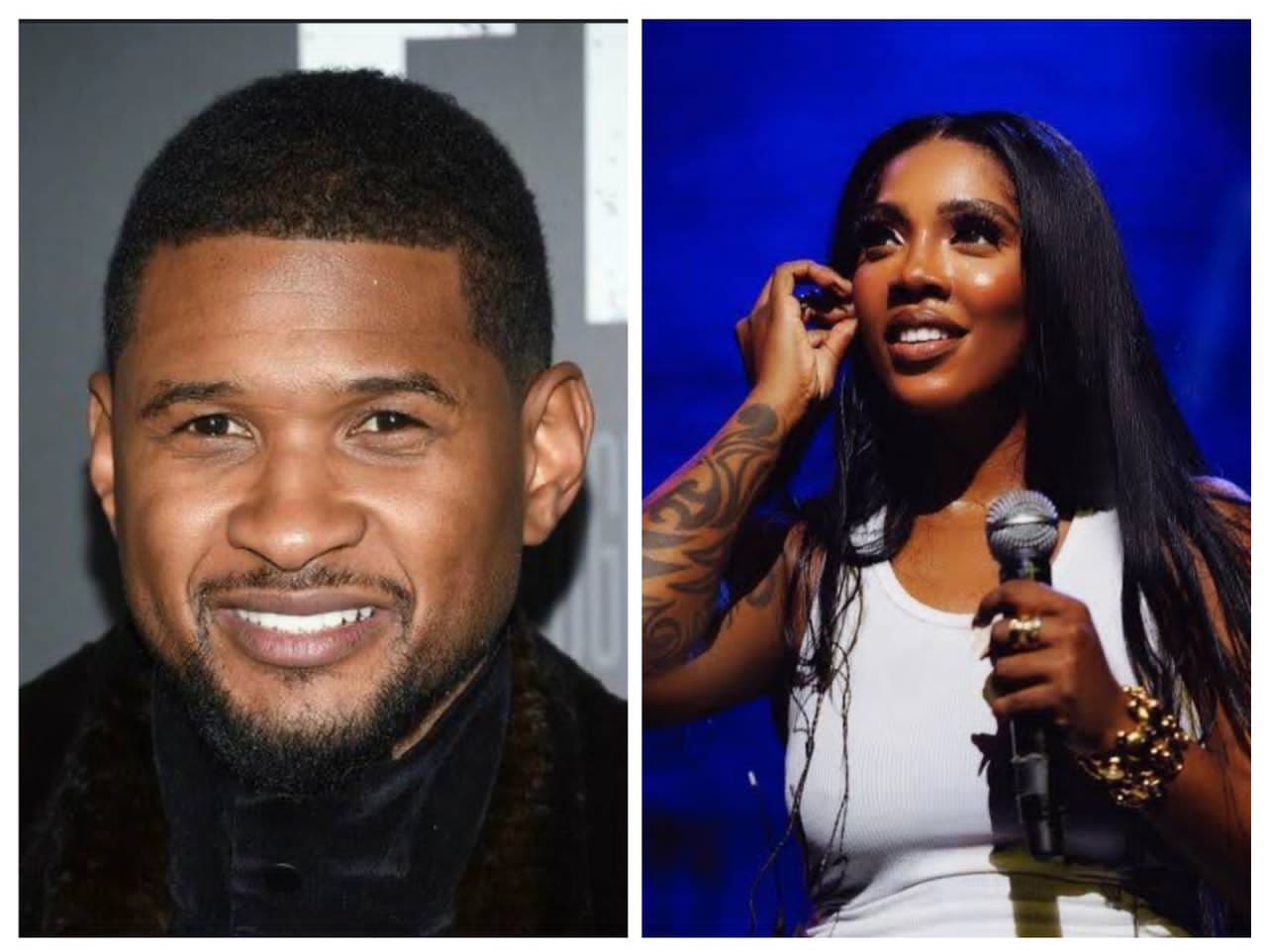 TIWA SAVAGE AND AMERICAN SINGER USHER SPARK DATING RUMORS. 